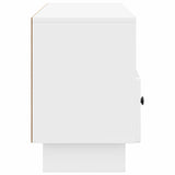 TV Cabinet High Gloss White 102 x 34.5 x 50 cm Engineered Wood 893989