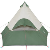 Camping Tent Tipi 7-Person Green Waterproof 94427