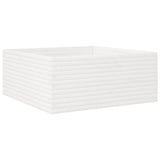 Garden Planter White 110x110x46 cm Solid Wood Pine 3282435