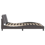 Bed Frame without Mattress "Zadar" Grey 180x200 cm Super King Faux Leather 3208201