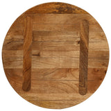 Table Top 50x3.8 cm Round Solid Wood Mango 370073
