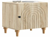 Bedside Cabinet Sonoma Oak 43 x 34.5 x 50 cm Engineered Wood 894109