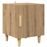 Bedside Cabinet Wall-mounted 2 pcs Artisan Oak 40 x 40 x 50 cm 880604