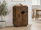 Sideboard VENRAY Smoked Oak 35 x 33 x 77.5 cm Engineered Wood 8020014