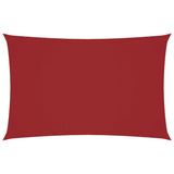 Sunshade Sail Oxford Fabric Rectangular 2.5x5 m Red 135649