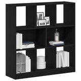Book Cabinet Black Oak 97.5x29.5x100 cm Engineered Wood 862403