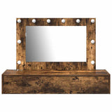 Dressing Table Brown 100 x 40 x 70 cm Engineered Wood 865239