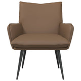 Armchair Cappuccino Faux Leather 42047741