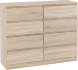 ZNTS Malvern 8 Drawer Chest 100-102-123