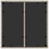 Garden Dining Set 5 pcs Light grey Poly rattan 3334896