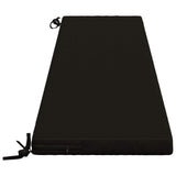 2-Piece Bench Cushions SOEST 2 pcs 100% Polyester Black 949153