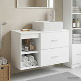 Bathroom Furniture Set 2 pcs White Engineered Wood 3403880