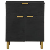 Bedside Cabinet Black 50x33x60 cm Engineered Wood 4017659