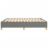 Box Spring Bed Frame Dark Grey Super King Fabric 3121212