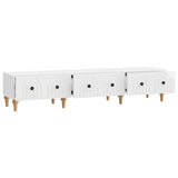 TV Cabinet High Gloss White 147 x 34.5 x 30 cm Engineered Wood 894249