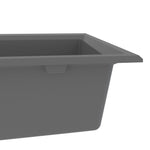 ZNTS Kitchen Sink Grey 790x500x193 mm Granite 147054