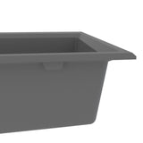 ZNTS Kitchen Sink Grey 790x500x193 mm Granite 147054