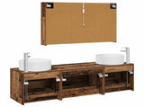 Bathroom Furniture Set 4 pcs Old Wood 49.5 x 44.5 x 65.5 cm 3407069
