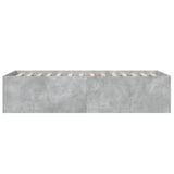 Bed Frame without Mattress Concrete Grey 75x190 cm Small Single 3280982