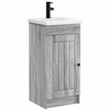 Bathroom Vanity with Sink Grey Sonoma 42 x 40 x 84.5 cm 890030