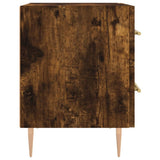 Bedside Cabinet Smoked Oak 40x35x47.5 cm Engineered Wood 827286
