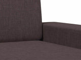 Armchair Dark Brown Fabric 42043458