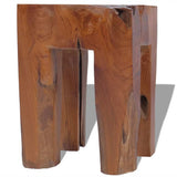 243471 Stool Solid Teak Wood