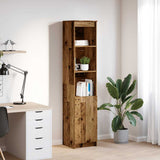 Highboard Old Wood 37.5x35x180 cm Engineered Wood 861677