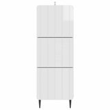 Drawer Cabinet High Gloss White 33 x 34.5 x 92 cm 894389