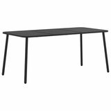 Dining Set 5 pcs Anthracite Steel 3422855