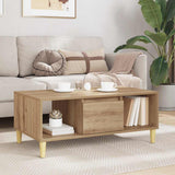 Coffee Table Artisan Oak 90 x 50 x 26.5 cm Engineered Wood 881166