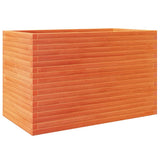 Garden Planter Wax Brown 110x60x68.5 cm Solid Wood Pine 3282506