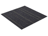 Carpet Tile Dark Grey with Stripes 50 x 50 cm 20 pcs 42032439