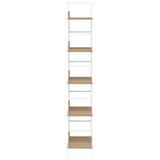 5-Layer Book Shelf Oak 60x27.6x158.5 cm Engineered Wood 288229