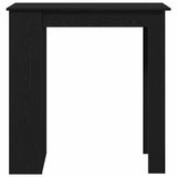 Bar Table Black Oak 102 x 50 x 103.5 cm Engineered Wood 862706