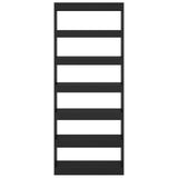 Book Cabinet/Room Divider Black 80x30x198 cm Engineered Wood 811728