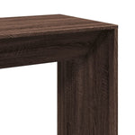 ZNTS Bar Table Brown Oak 102x50x103.5 cm Engineered Wood 854433