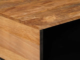 Coffee Table Natural 80 x 50 x 40 cm Solid Mango Wood 4018264