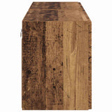 TV Wall Cabinet Wall-mounted 2 pcs Old Wood 59.5 x 31 x 40 cm 892346