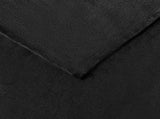 Throw Blankets 6 pcs Black 240 x 270 cm Fleece 42016812