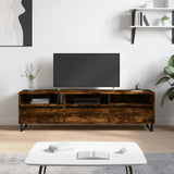 TV Cabinet Smoked Oak 150x30x44.5 cm Engineered Wood 831305