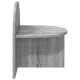 Bedside Table 2 pcs Grey Sonoma 40 x 35.5 x 45.5 cm 8001144