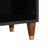 TV Cabinet with Shelf Brown 100 x 33.5 x 46 cm Solid Mango Wood 4018896