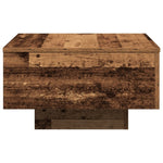 ZNTS Coffee Table, Old Wood, 55x55x31 cm, Engineered Wood 862991