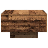 ZNTS Coffee Table, Old Wood, 55x55x31 cm, Engineered Wood 862991