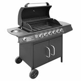 Gas Barbecue Grill 61 Cooking Zone Black 41905