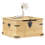 Storage Box Corona 78x78x45 cm Solid Wood Pine 4002771