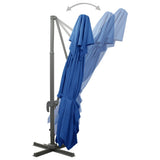 Cantilever Garden Parasol Azure blue 312379