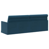 3 Seater Sofa Blue 220 x 81 x 82 cm Velvet 42041162
