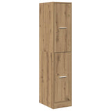 Apothecary Cabinet Artisian Oak 30x41x144.5 cm Engineered Wood 855177